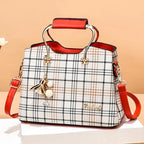 Bolsa Lattice de Couro