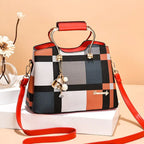 Bolsa Lattice de Couro