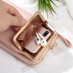 Bolsa Carteira Couro Cristal Free