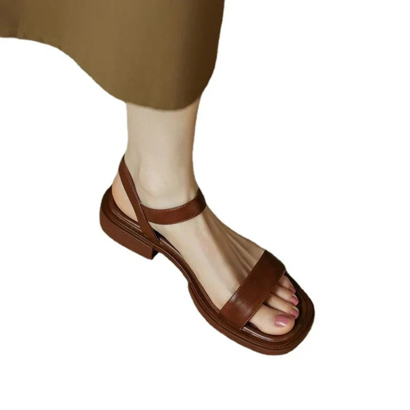 sandália ortopédica francesa feminina confortável