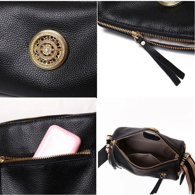 Bolsa de Couro Legítimo Bella Fashion