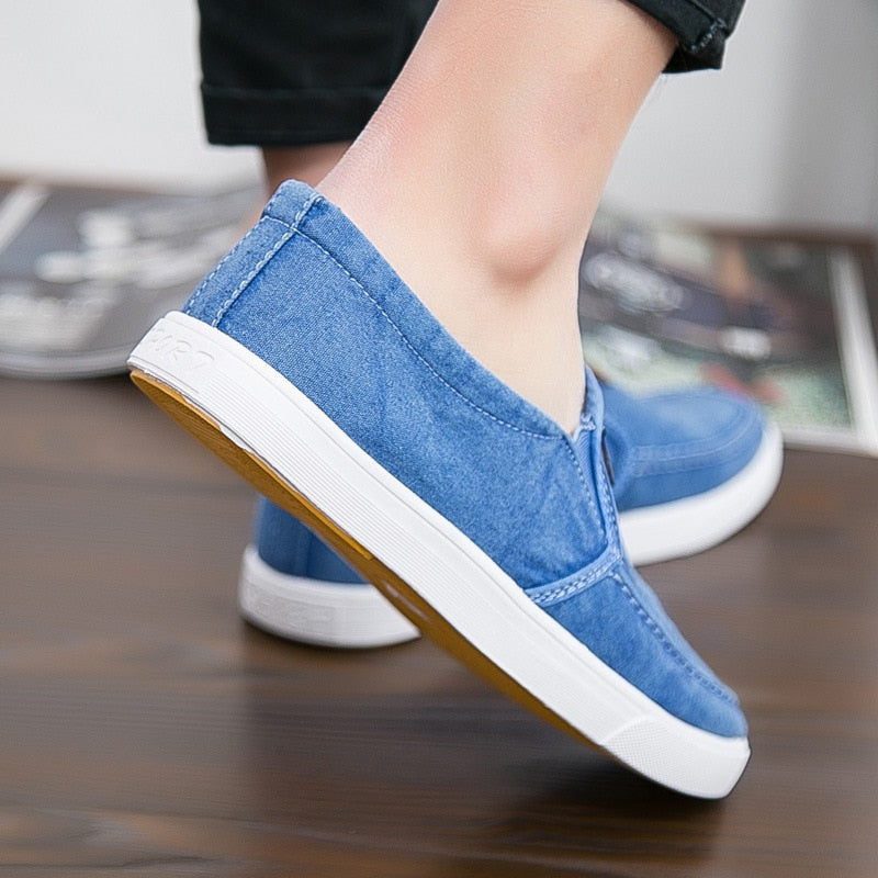 TÊNIS MASCULINO SLIPON DENIM INOVABELA