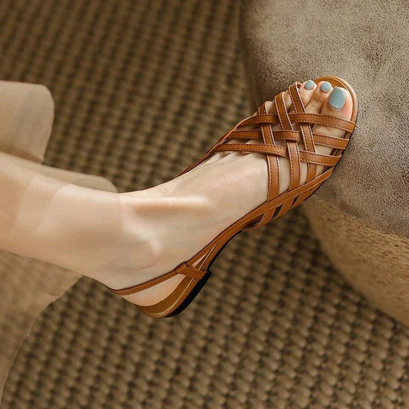 sandália ortopédica rasteira feminina confortável
