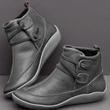 Bota Feminina de Couro Luxo com Cano Curto