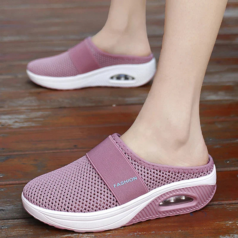 tênis ortopédico vintage feminino confortável para caminhada