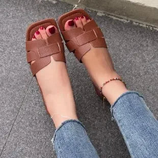sandália ortopédica rasteira luxury feminina confortável