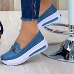 sapato feminino lilith – solado vulcanizado plataforma alta e confortável