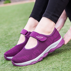 tênis ortopédico ultra air- moda verão feminino confortável para caminhada