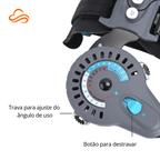 suporte articulado para cotovelo ajustável 0°-120° e conforto