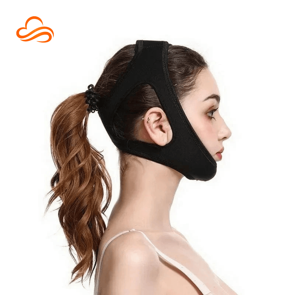 faixa anti-ronco de neoprene ajustável – durma silenciosamente!