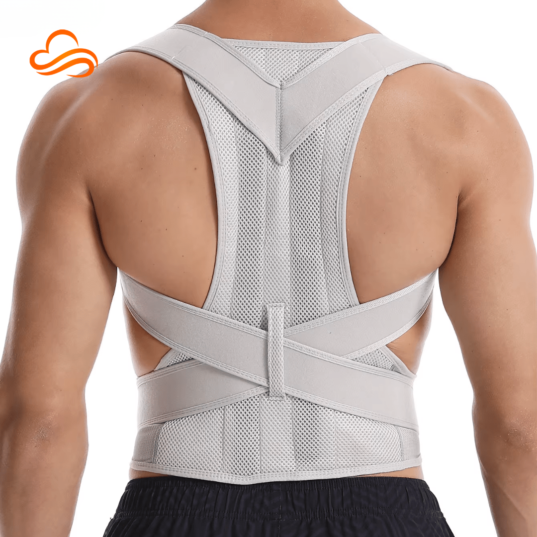 Corretor Postural PosturePro: Suporte Lombar Ajustável e Alívio de Dores
