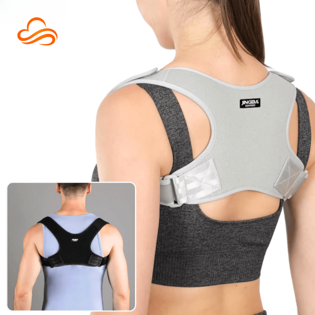 corretor postural unissex em spandex – alívio e ajuste personalizado