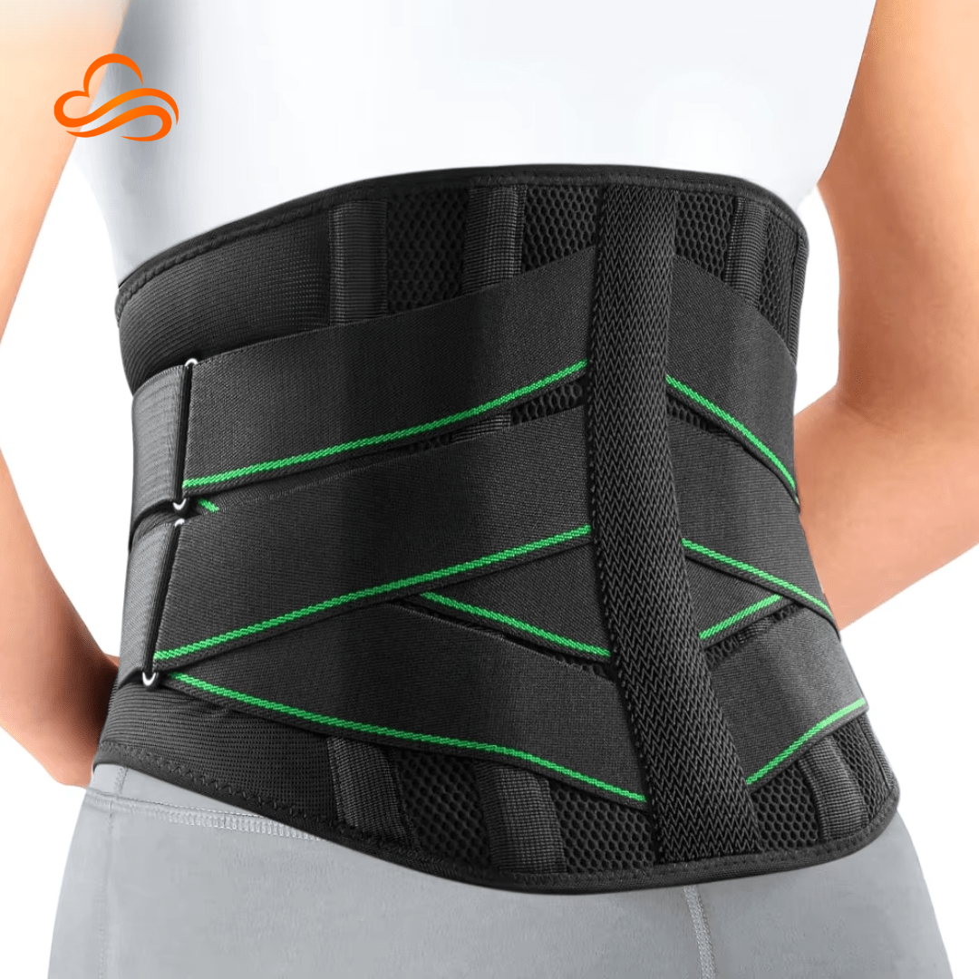 Cinto Lombar Lordoc com Hastes de Alumínio – Alívio para Dores Lombares