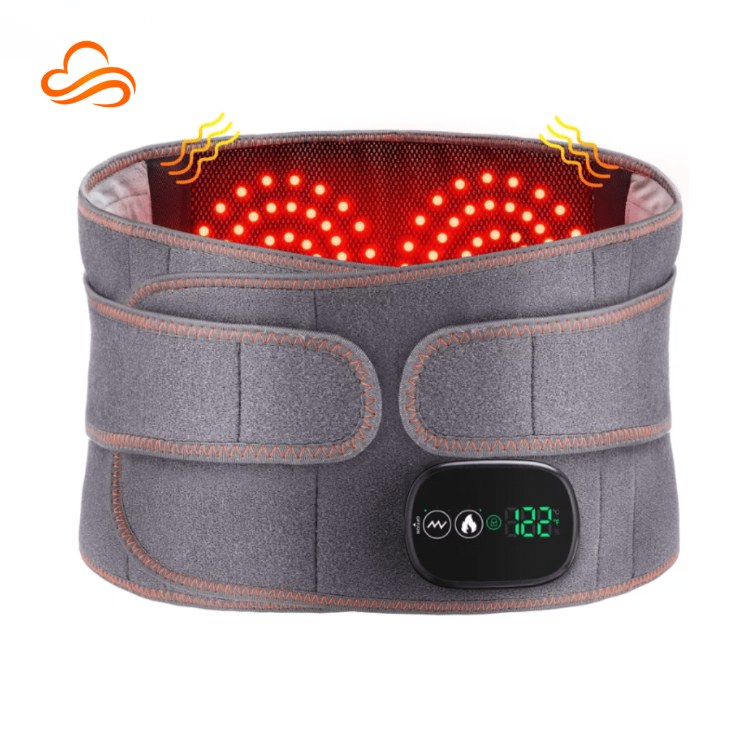 Massageador Lombar 2 em 1 com Aquecimento e Vibração Personalizada