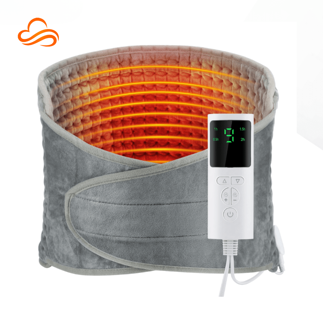 Cinto Lombar Térmico com Calor Ajustável para Alívio de Dores