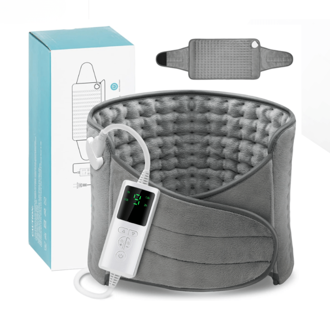 Cinto Lombar Térmico com Calor Ajustável para Alívio de Dores