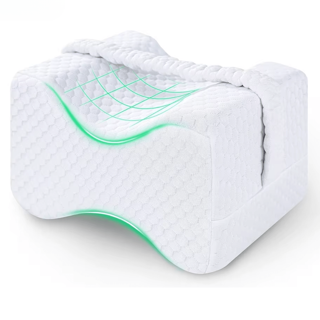 Almofada Ergonômica para Pernas em Espuma de Memória - Conforto e Alinhamento Colunar