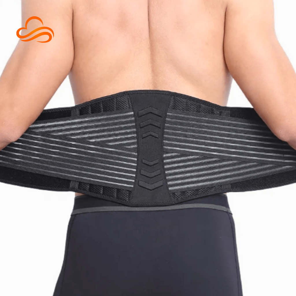 cinto lombar com compressão em neoprene – suporte ergonômico e alívio de dores