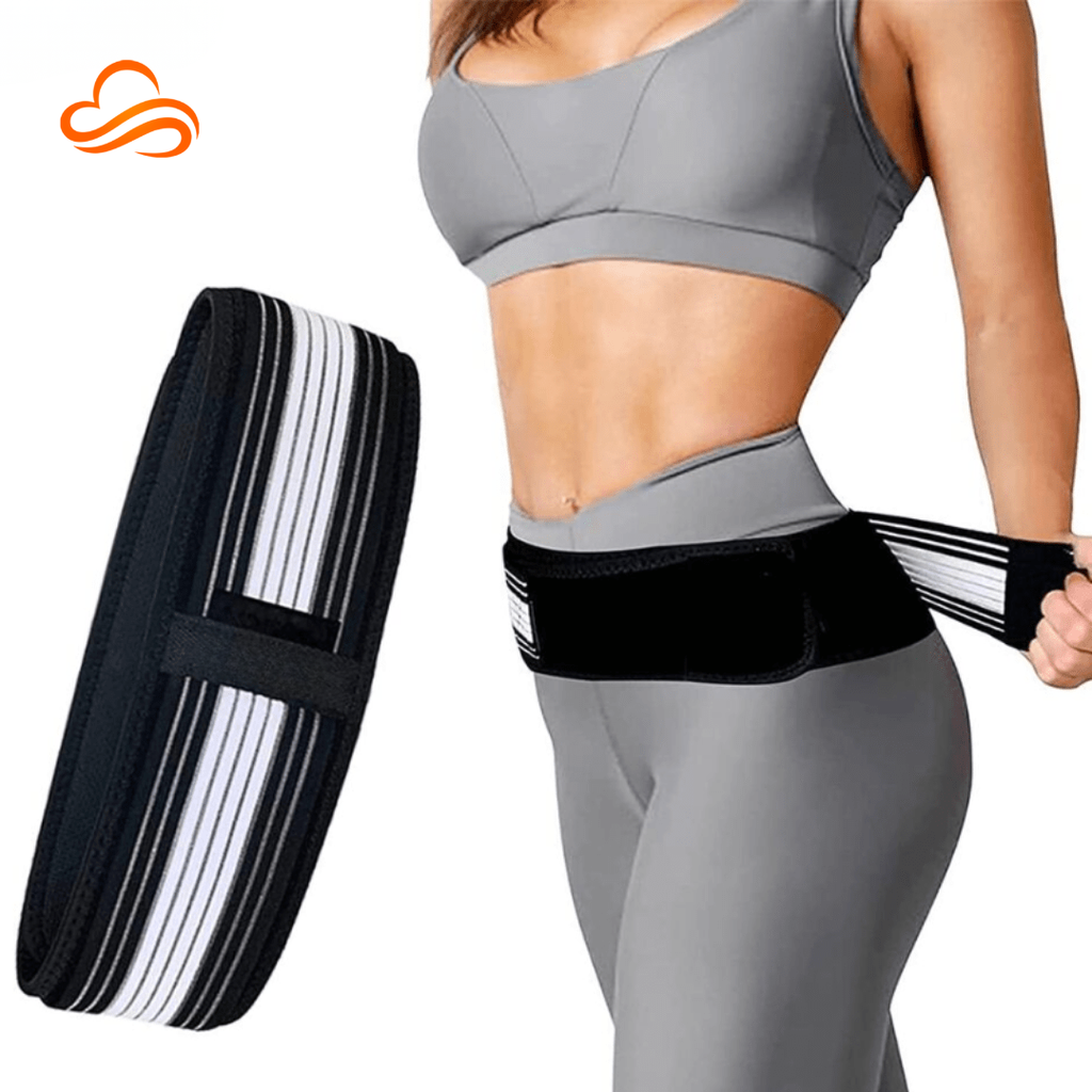 cinto de compressão para dor lombar e ciática neoprene ajustável