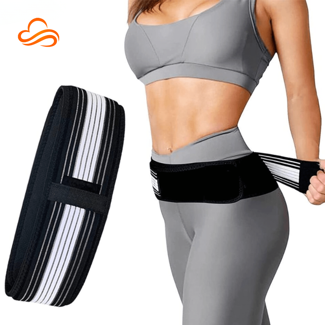 Cinto de Compressão para Dor Lombar e Ciática - Neoprene Ajustável