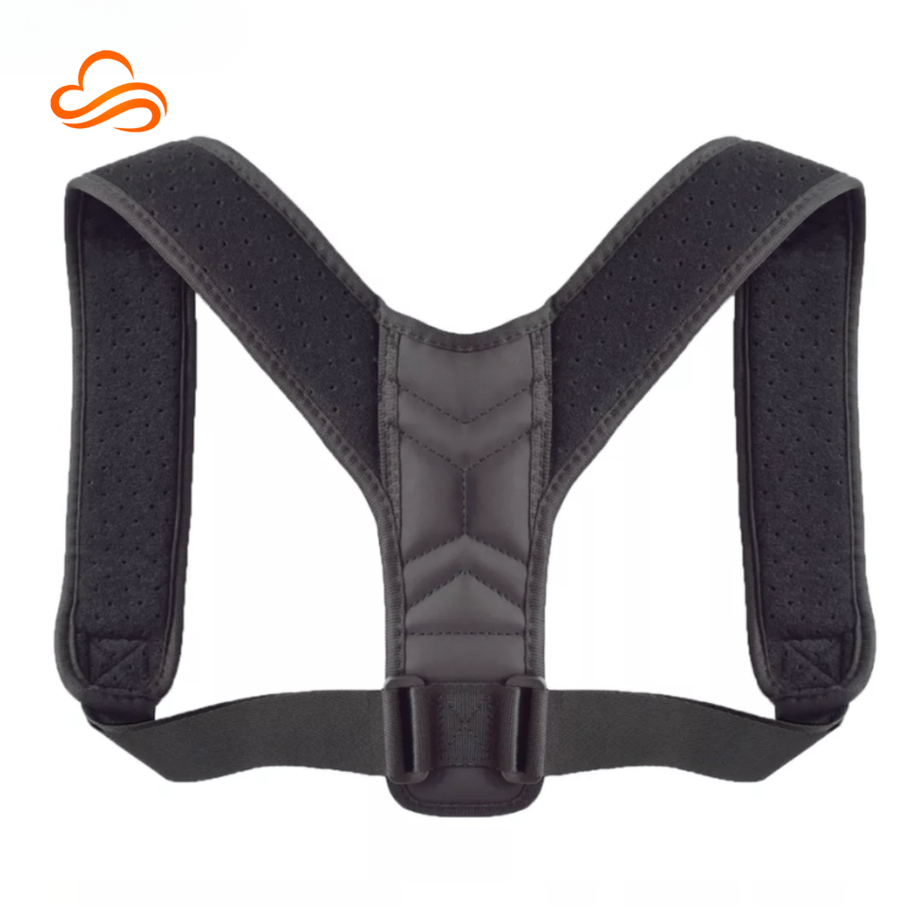 corretor de postura unissex em neoprene alívio de dores e ganho de altura
