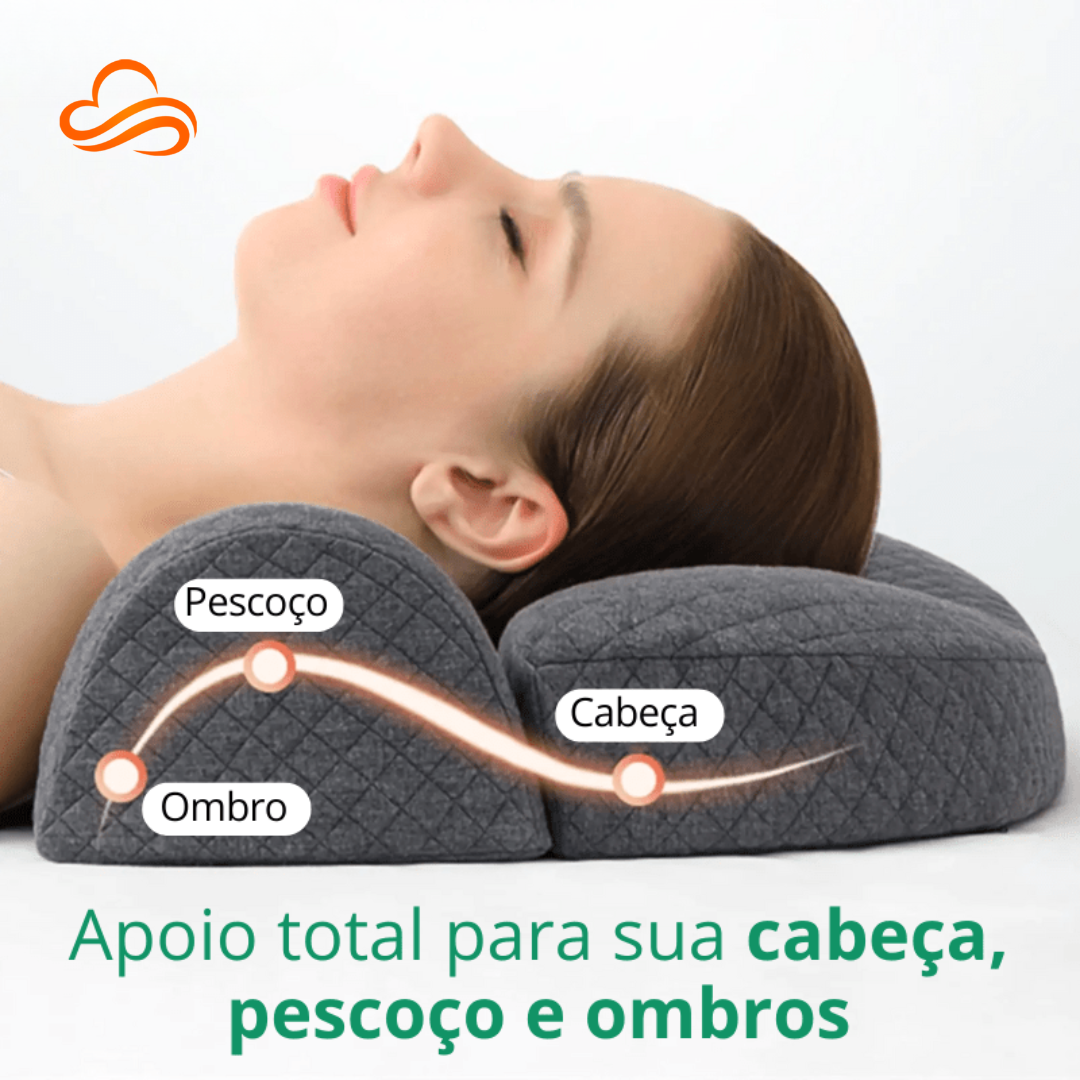 travesseiro ortopédico lifesleep – suporte ergonômico para pescoço