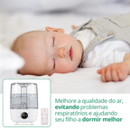 umidificador de ar 3 litros silencioso com 30 horas de uso