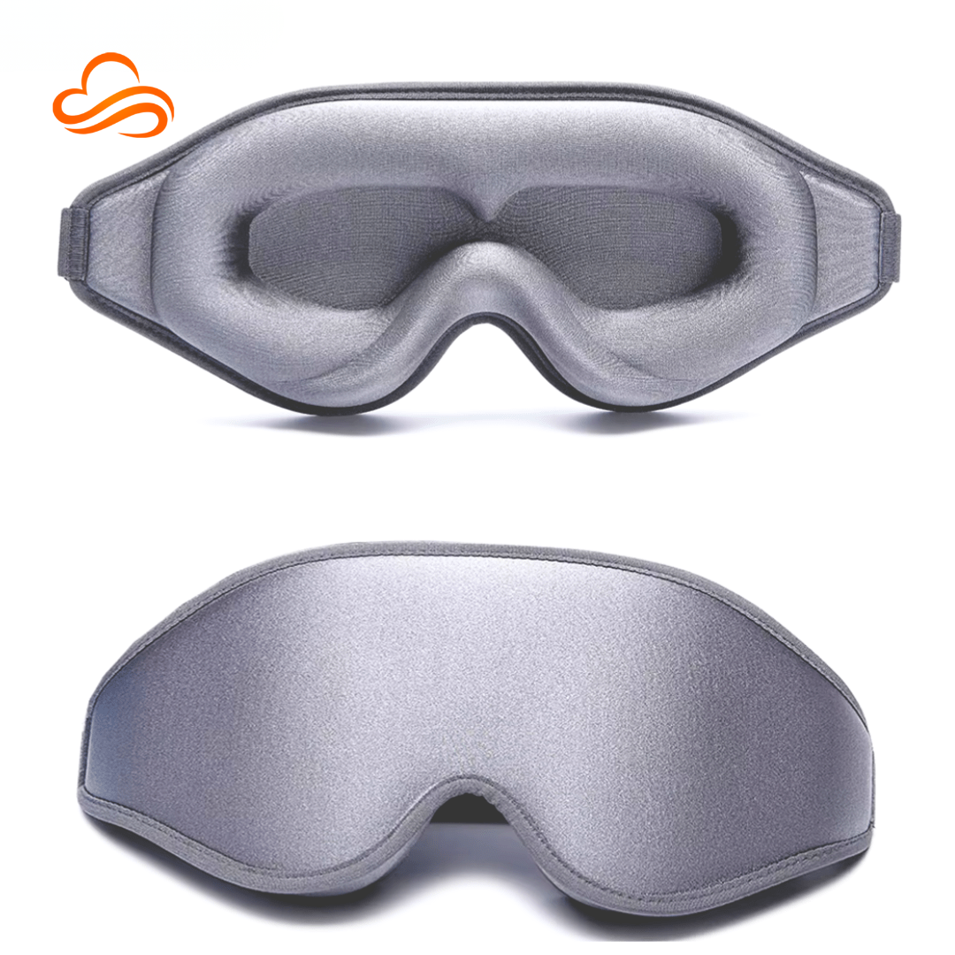 Máscara de Dormir Blackout 3D em Espuma de Memória para Sono Profundo