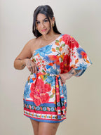 Vestido Lana Araras Tropicais