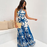 Vestido Longo Gabriela Palmeiras do Pacífico