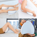 travesseiro ergonômico para pernas espuma de memória premium