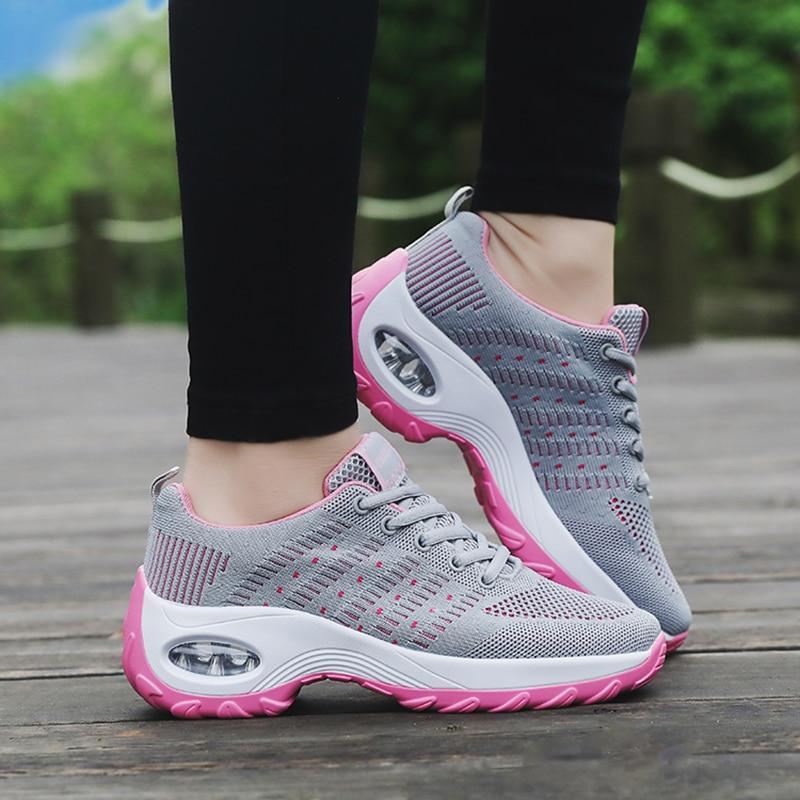 tênis ortopédico air feminino confortável para caminhada