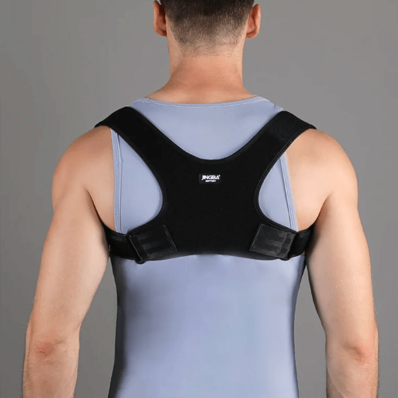 corretor postural unissex em spandex – alívio e ajuste personalizado