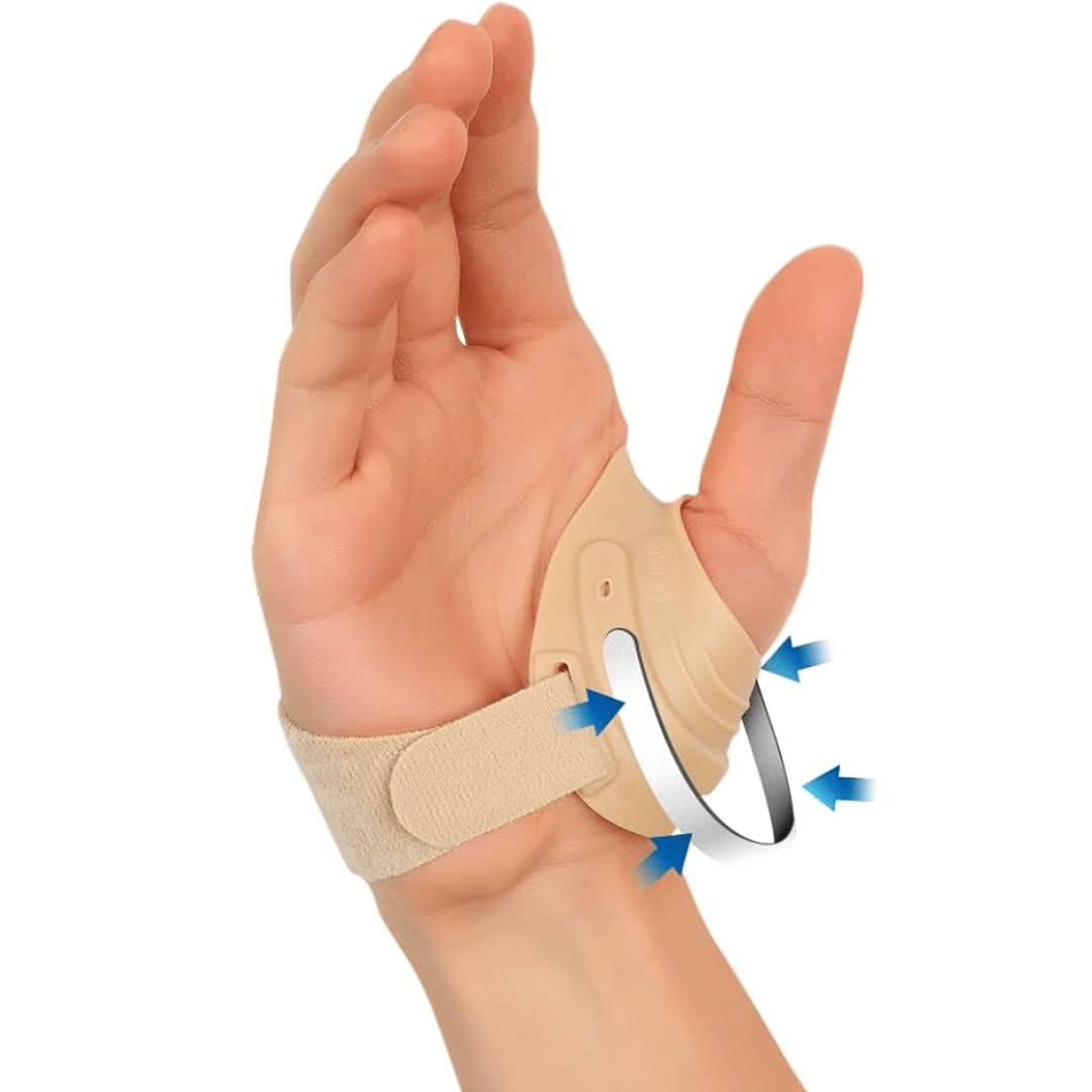 Suporte Rígido para Polegar em Nylon – Alívio para Tendinite e Artrite