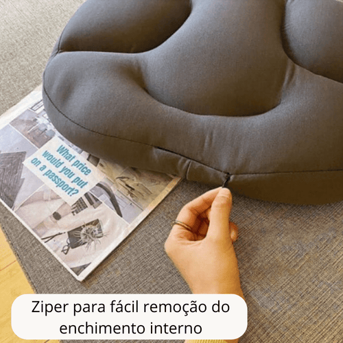 Almofada Ergonômica Nuvem – Suporte Cervical e Conforto Ideal