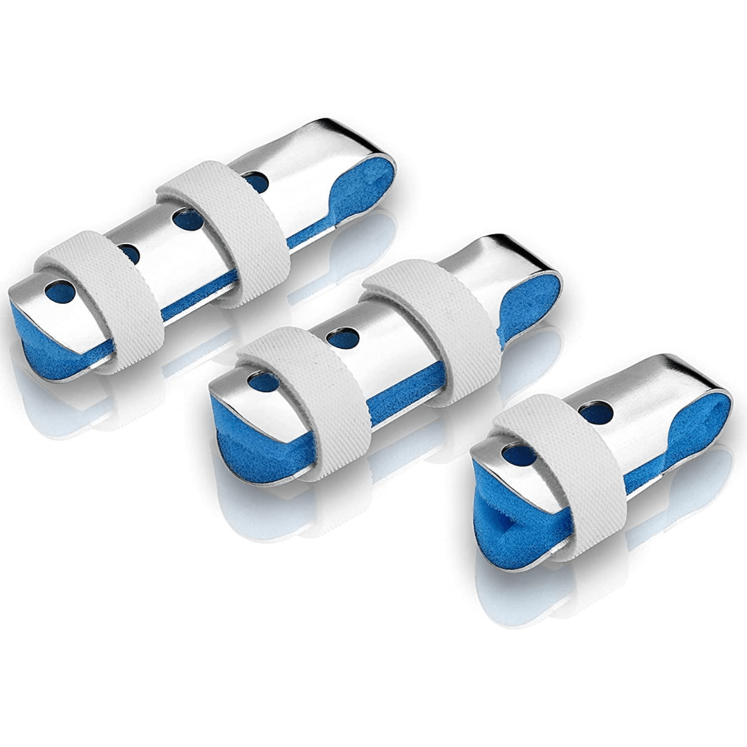 Suportes de Dedo em Alumínio Ajustáveis para Conforto e Proteção