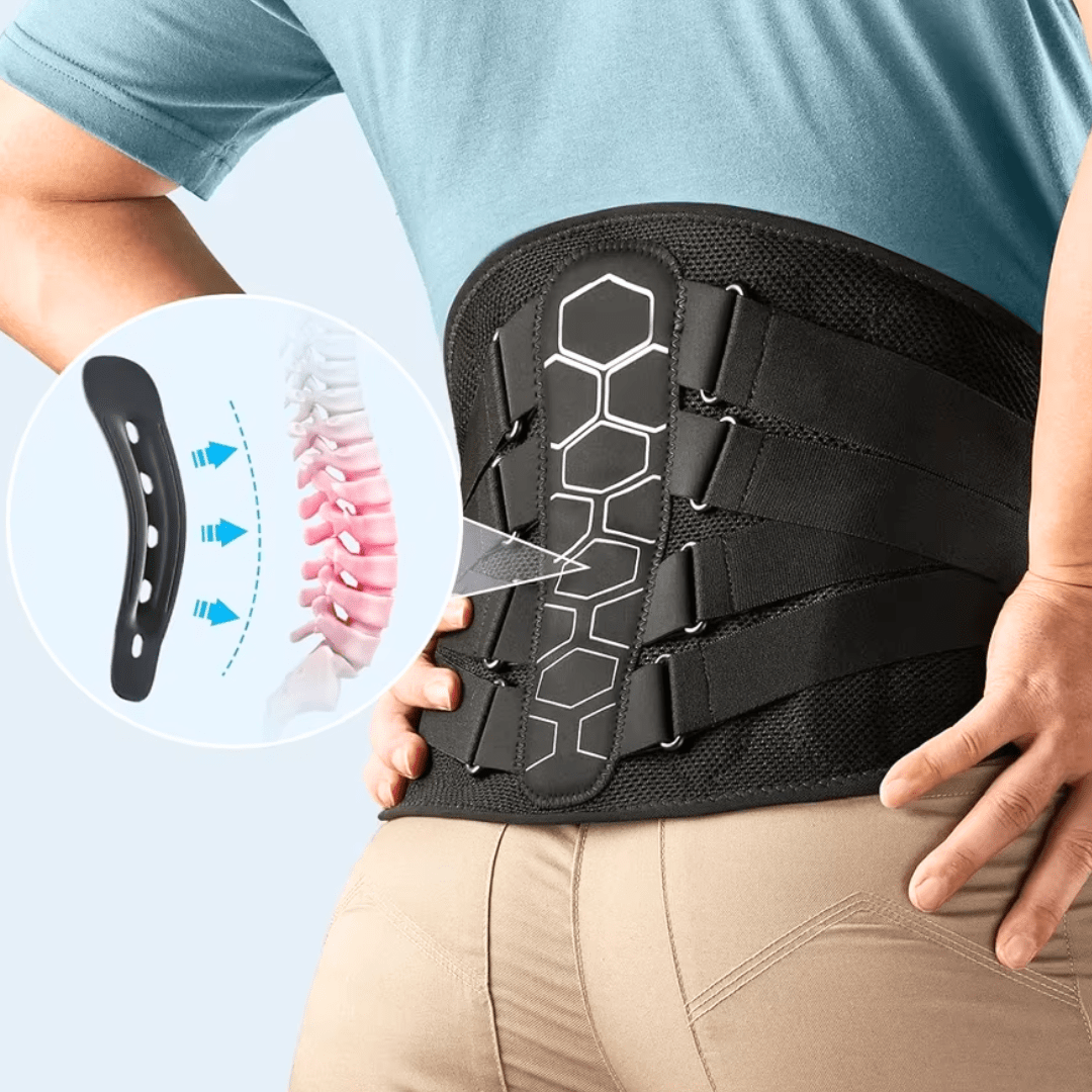 Cinto Ortopédico para Alívio Lombar – Suporte Acolchoado e Estável