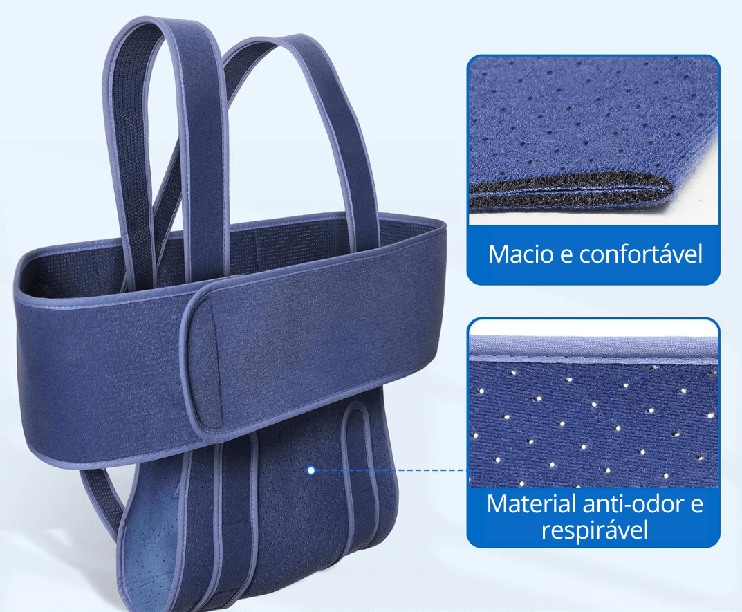 Tipoia Imobilizadora Anatômica em Nylon para Estabilização do Ombro