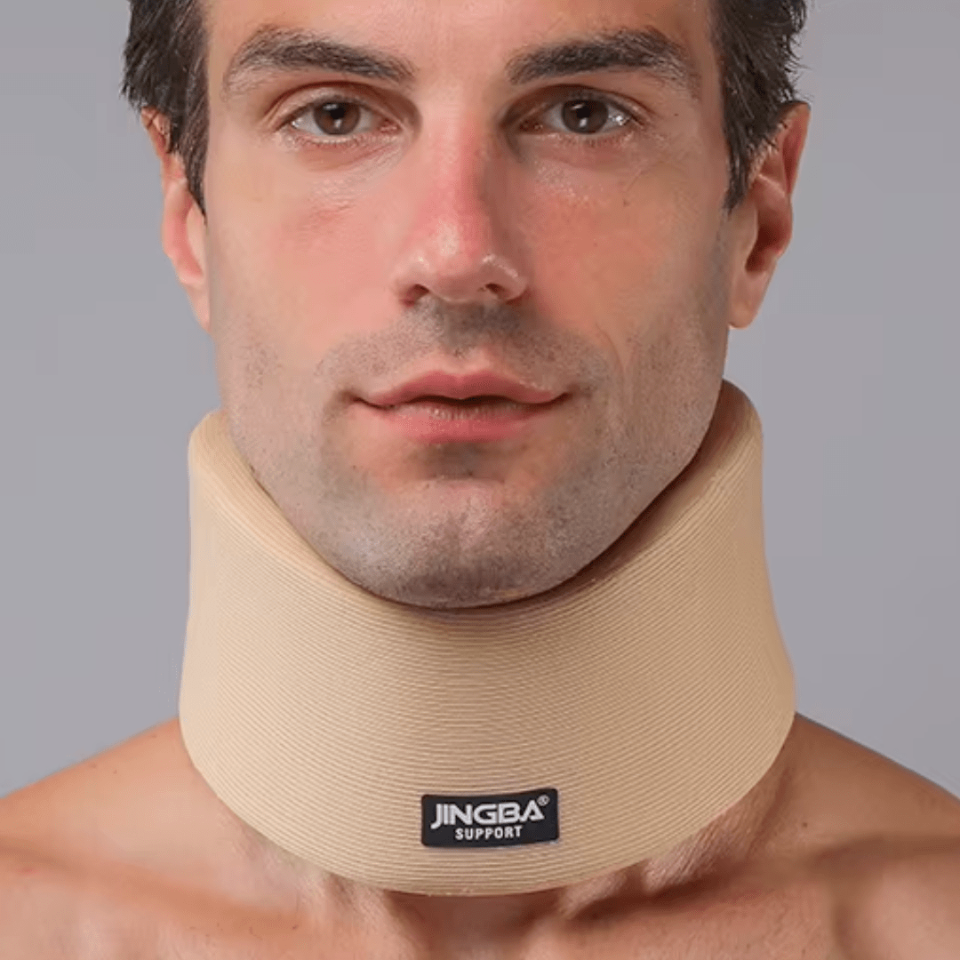 Colar Cervical de Espuma de Memória - Suporte Ergonômico e Conforto