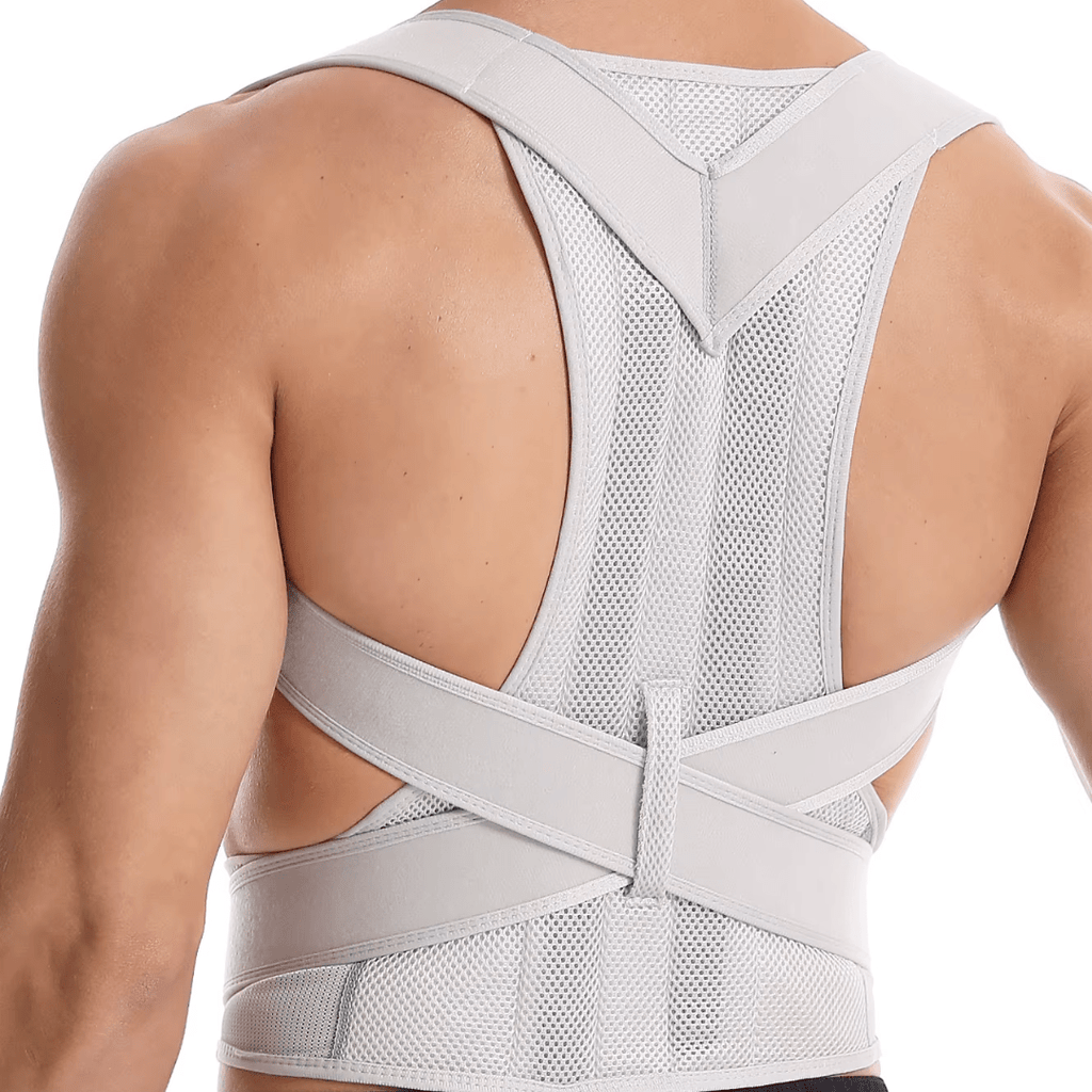 Corretor Postural PosturePro: Suporte Lombar Ajustável e Alívio de Dores