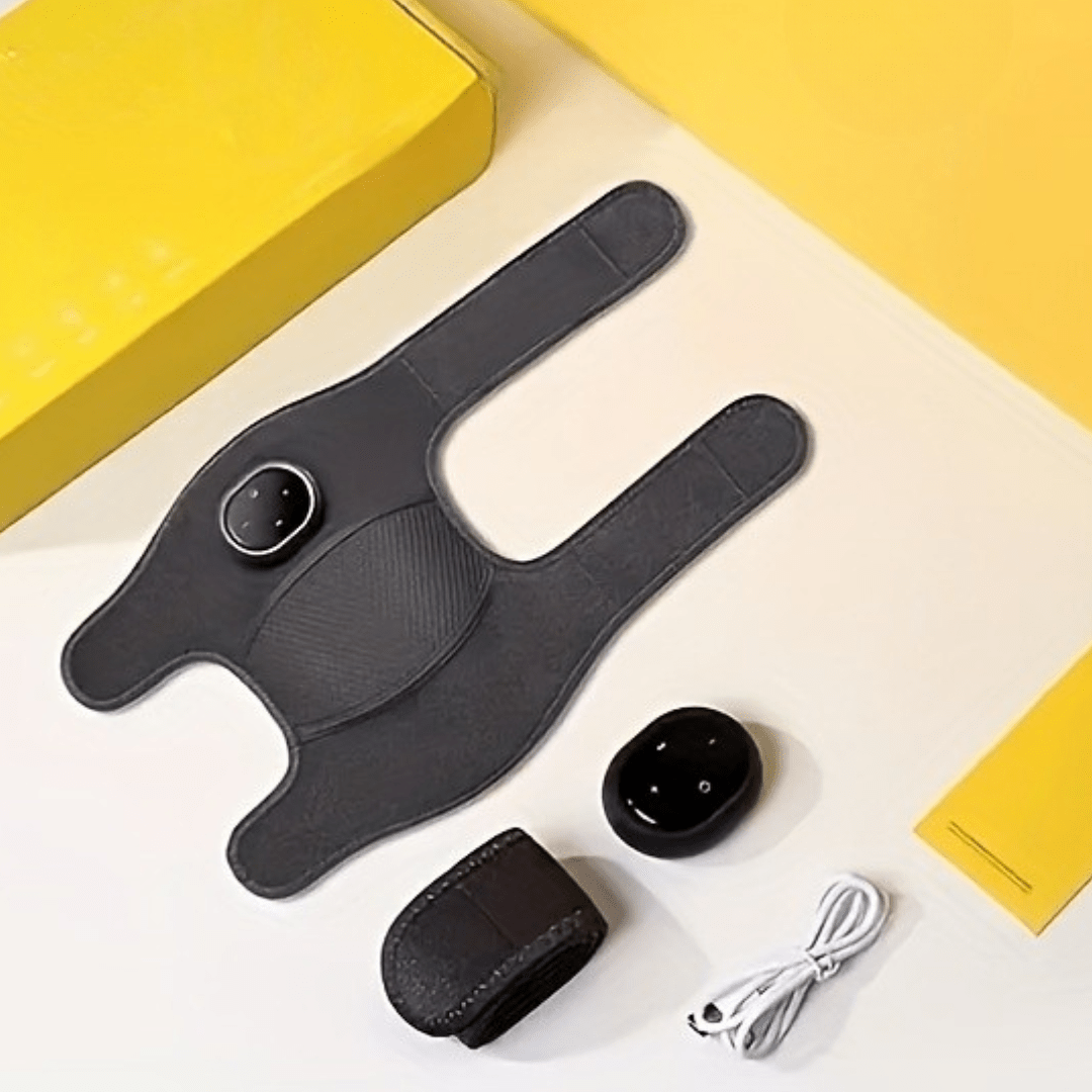 Massageador Portátil 3 em 1 com Calor e Vibração para Alívio da Dor