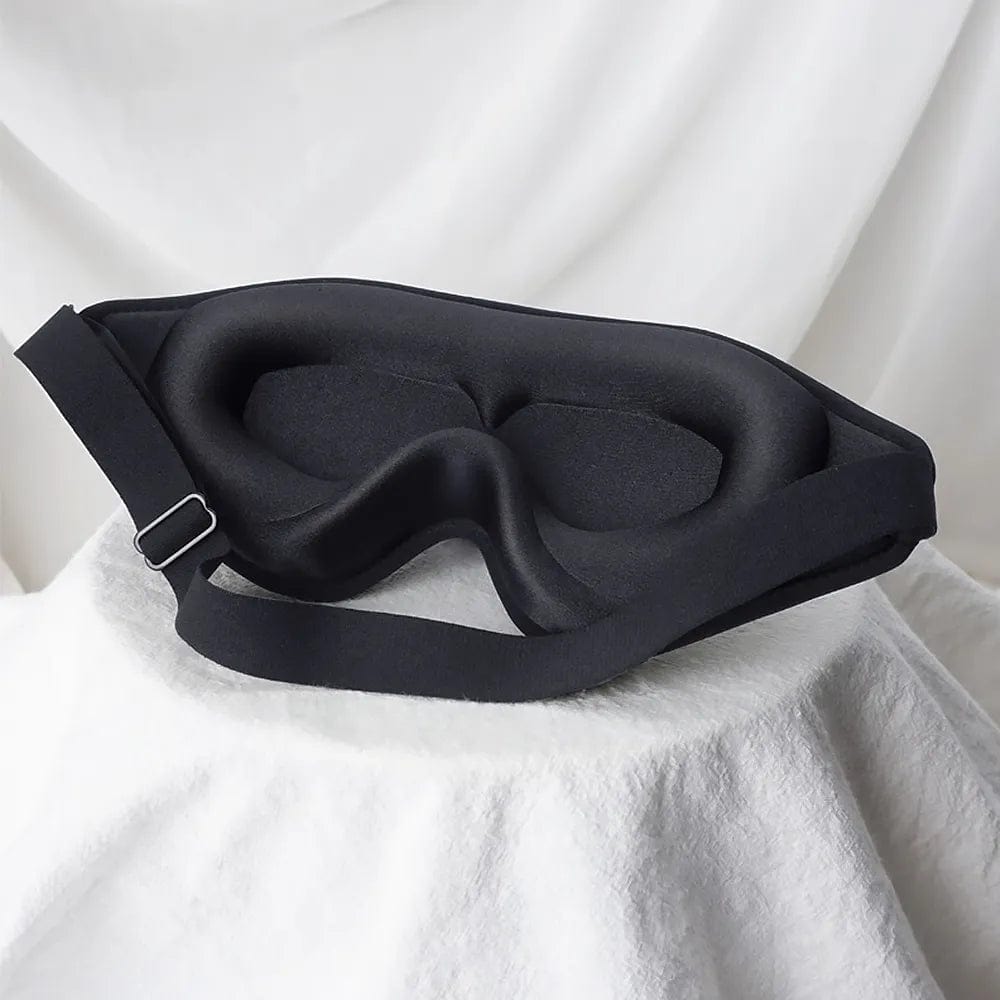máscara de dormir blackout 3d em espuma de memória para sono profundo