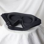 máscara de dormir blackout 3d em espuma de memória para sono profundo