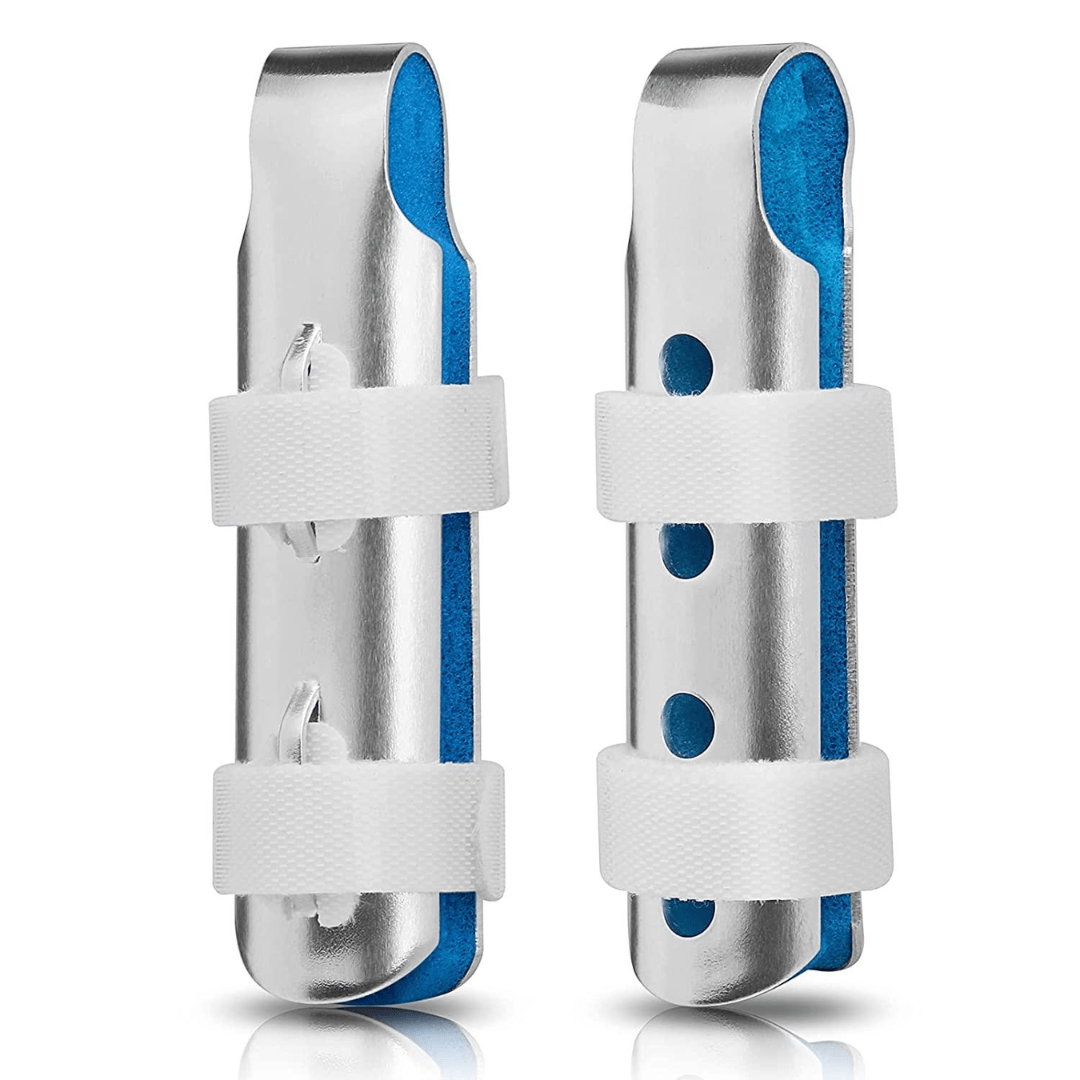 Suportes de Dedo em Alumínio Ajustáveis para Conforto e Proteção