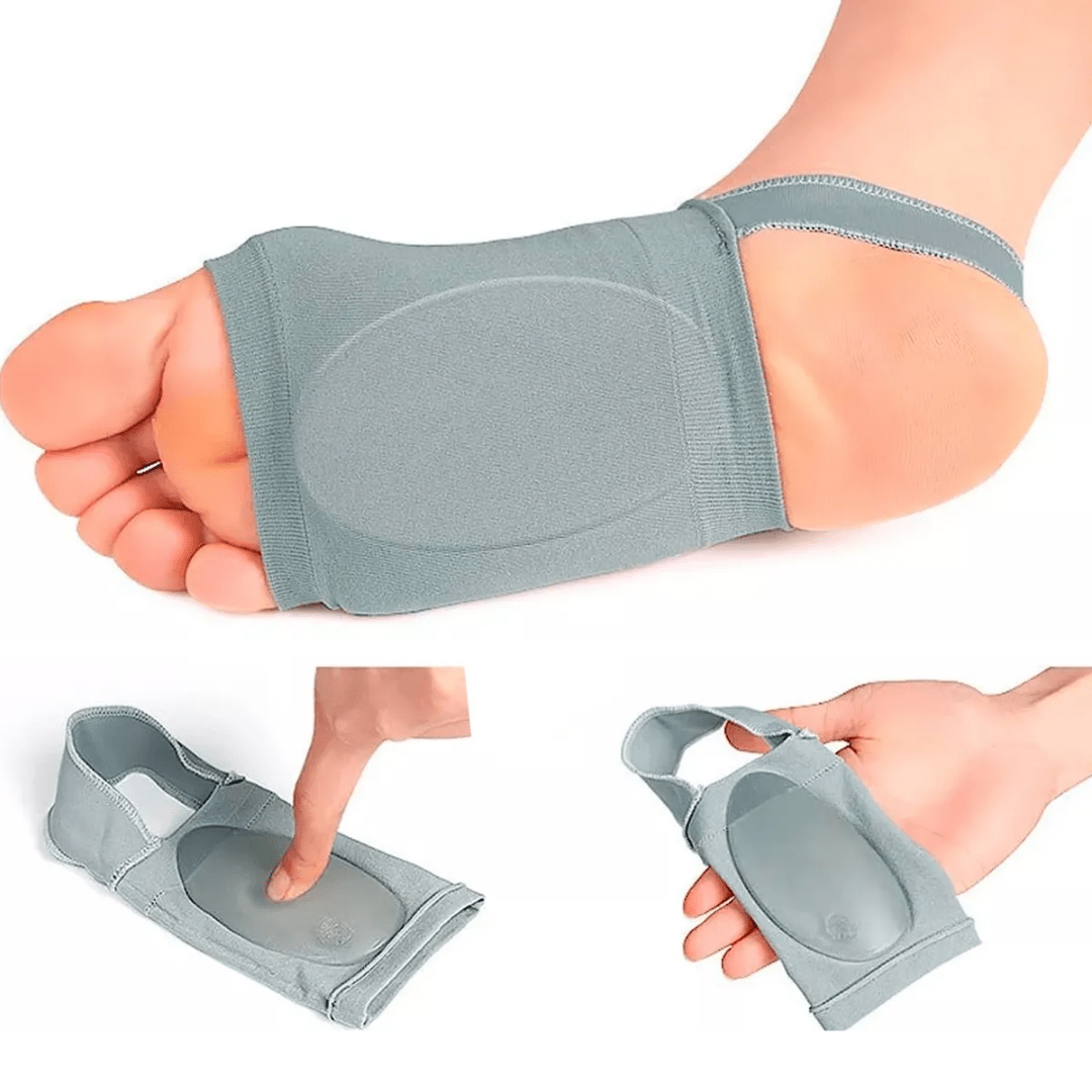 Meia de Compressão ArcoFit – Alívio para Fascite Plantar e Pé Chato