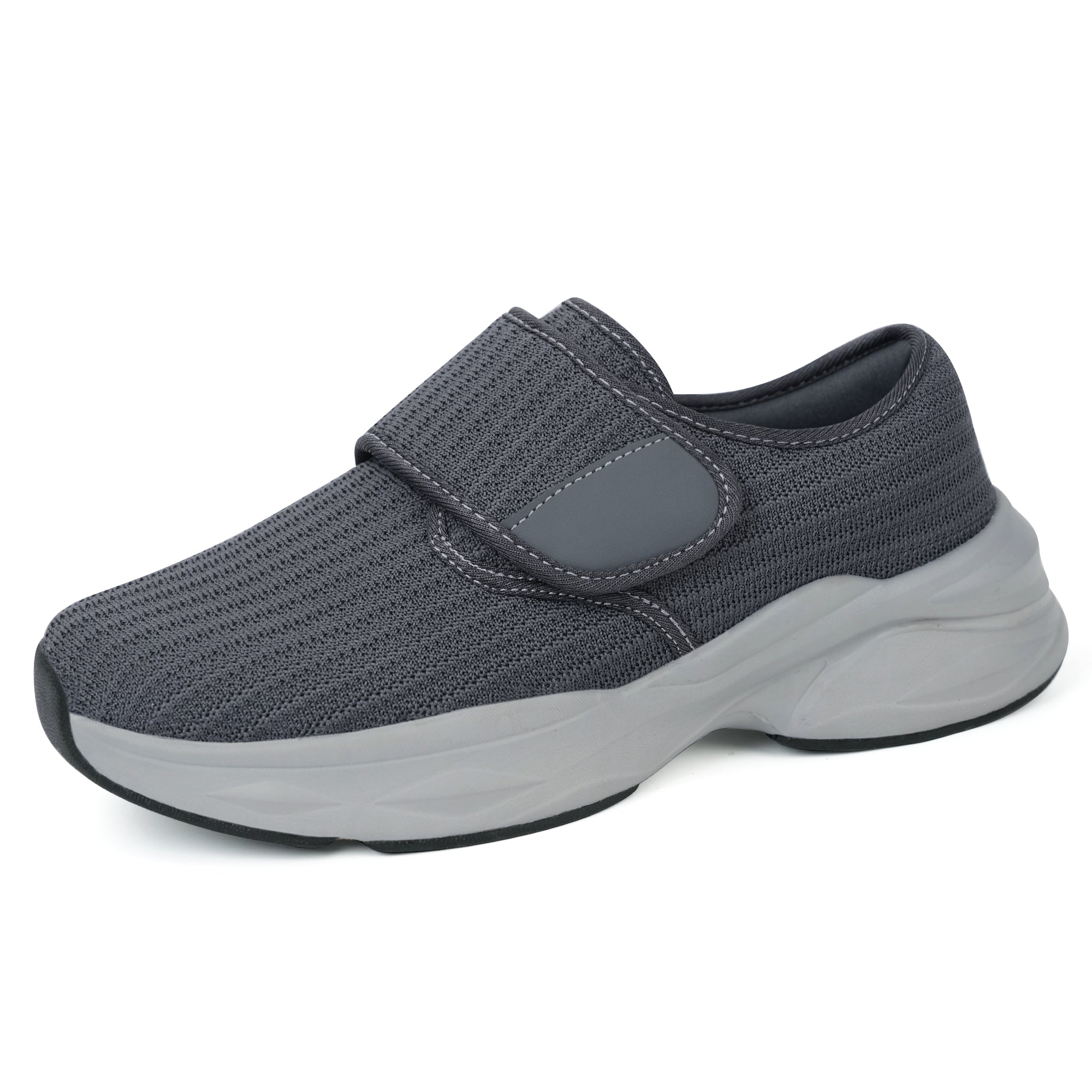 grey walking shoes-freya confortável