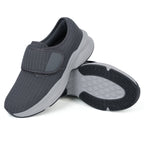 grey walking shoes-freya confortável