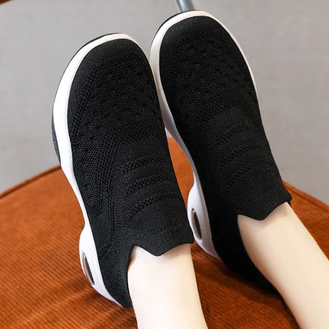tênis ortopédico air soft feminino confortável para caminhada